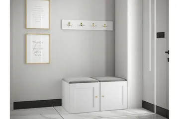Dunvegan Highboard White - Oppbevaring - Skap - Oppbevaringsskap