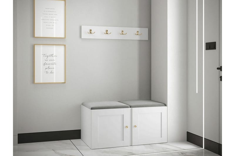 Dunvegan Highboard White - Oppbevaring - Skap - Oppbevaringsskap