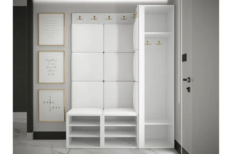 Dunvegan Highboard White - Oppbevaring - Skap - Oppbevaringsskap