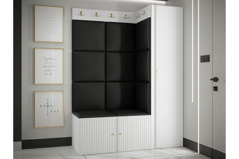 Dunvegan Highboard White - Oppbevaring - Skap - Oppbevaringsskap