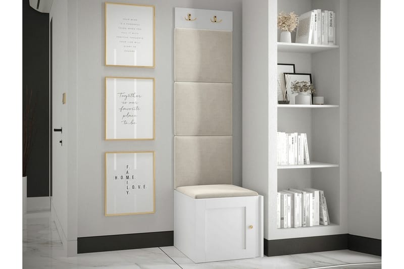 Dunvegan Highboard White - Oppbevaring - Skap - Oppbevaringsskap