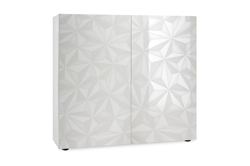 Fasett Skap 121 cm - Hvit - Oppbevaring - Skap - Oppbevaringsskap
