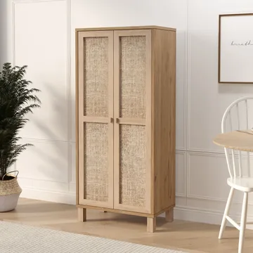 Flerbruks skap Hanah Home Dune (60 x 133,6 x 35 cm) Eik - Eik - Oppbevaring - Skap - Oppbevaringsskap