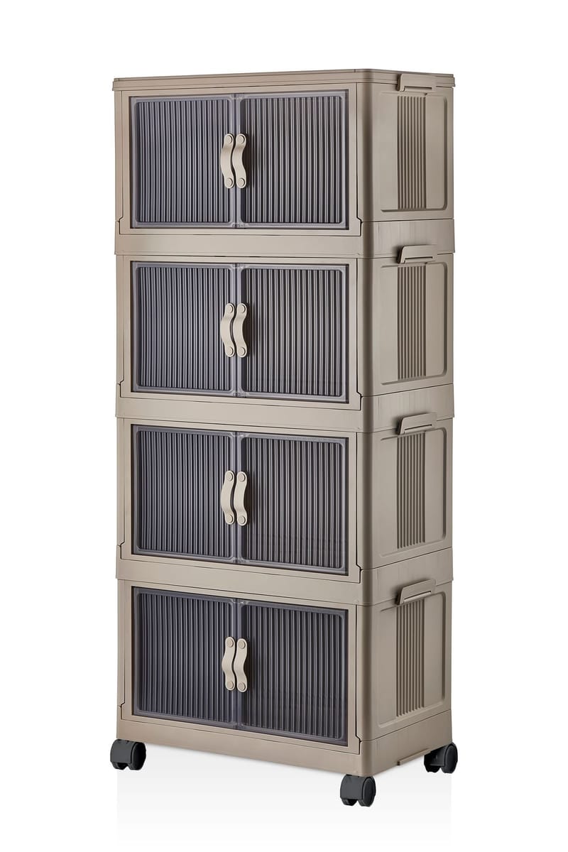Flerbruks skap Hanah Home Lavine 127 (56 x 127 x 56 cm) Lyseblå, undefined
