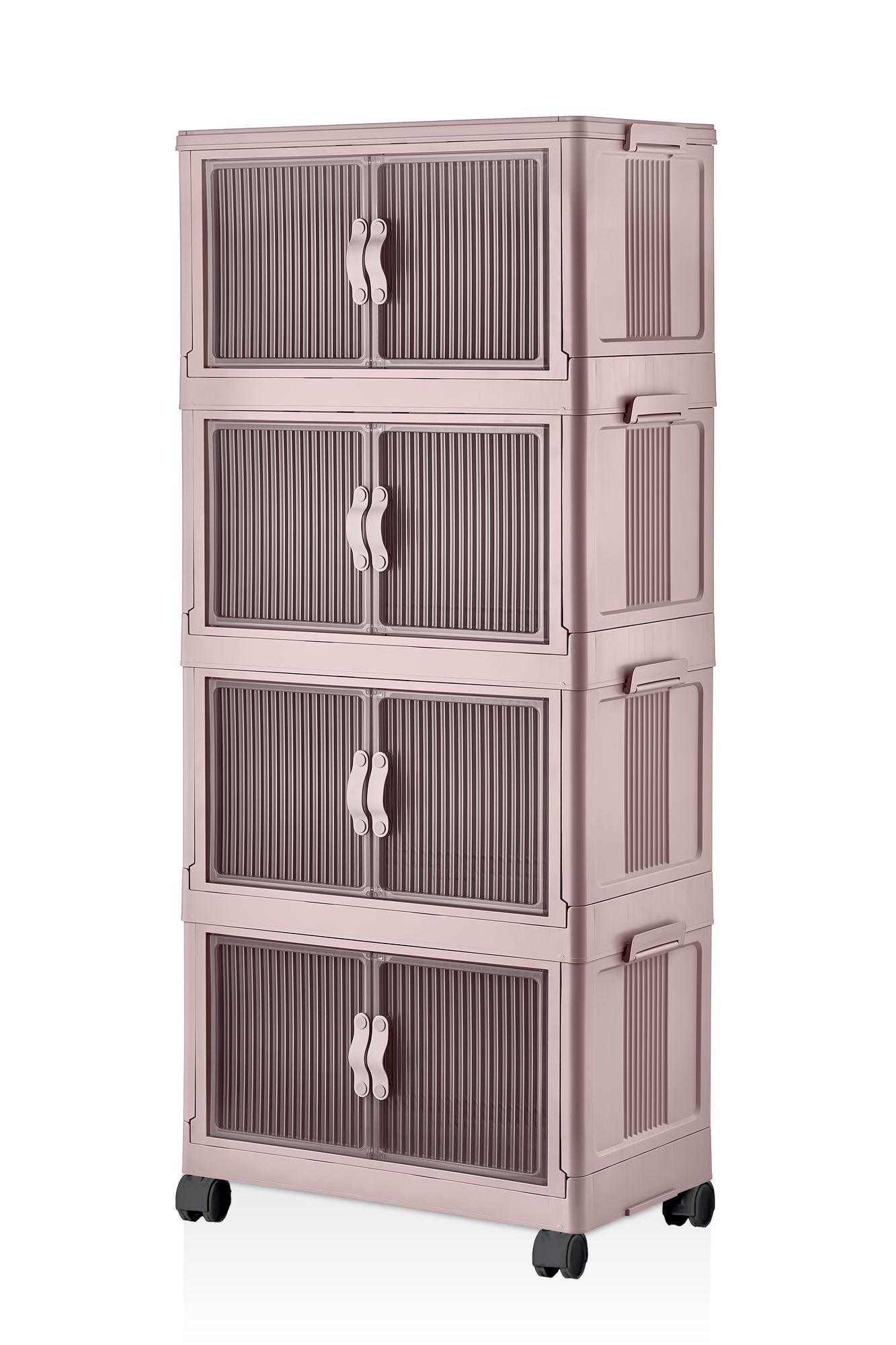 Flerbruks skap Hanah Home Lavine 127 (56 x 127 x 56 cm) Pulver -