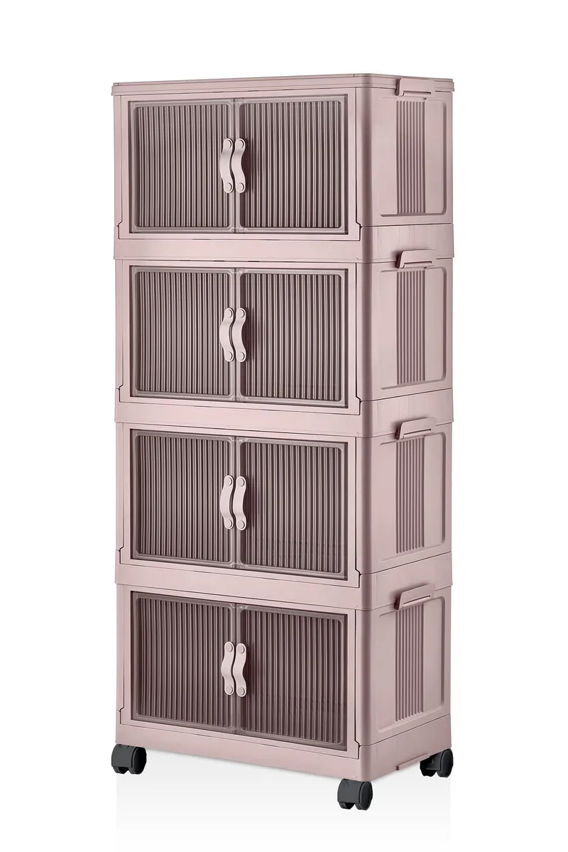 Flerbruks skap Hanah Home Lavine 127 (56 x 127 x 56 cm) Pulver, undefined