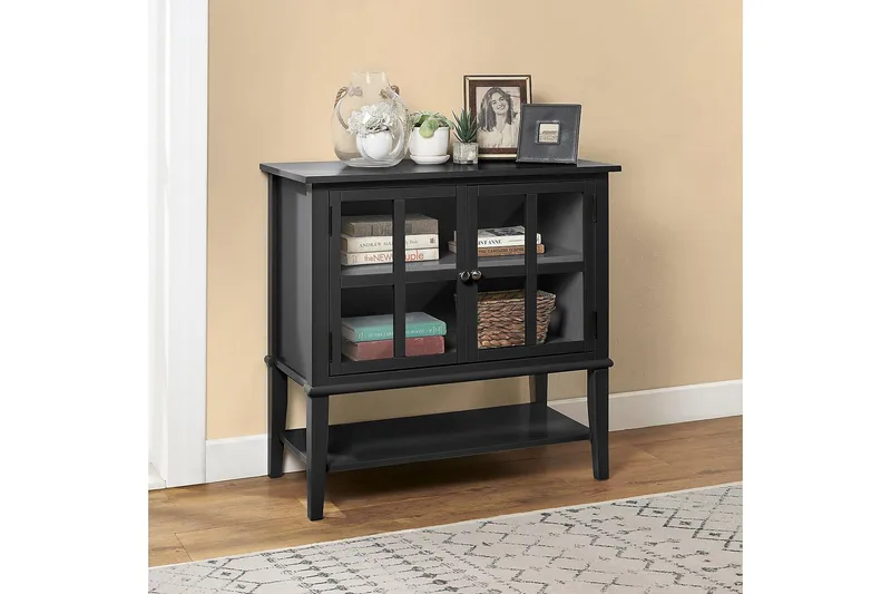 Franklin Oppbevaringskap 80x40 cm Svart - Dorel Home - Oppbevaring - Skap - Oppbevaringsskap