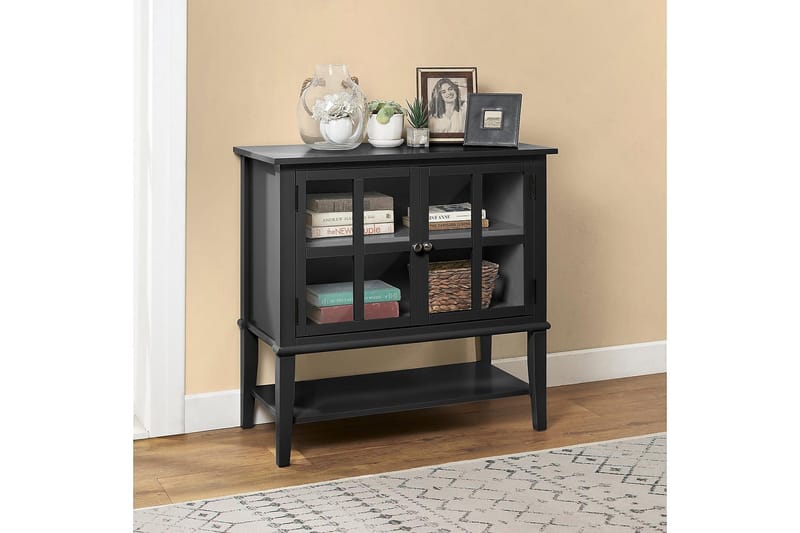 Franklin Oppbevaringskap 80x40 cm Svart - Dorel Home - Oppbevaring - Skap - Oppbevaringsskap