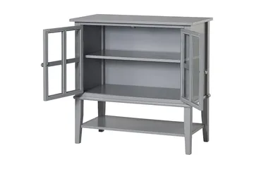 Franklin Oppbevaringsskap 80x40 cm Grå - Dorel Home - Oppbevaring - Skap - Oppbevaringsskap