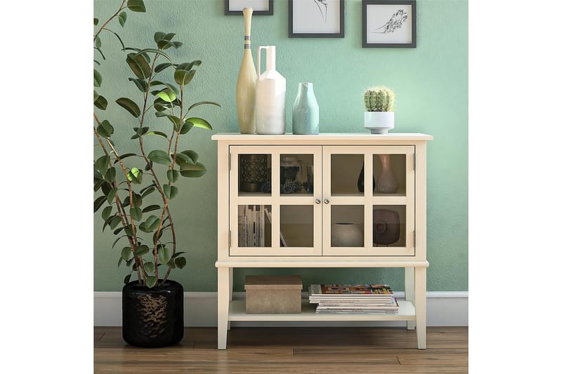 Franklin Oppbevaringsskap 80x40 cm Hvit - Dorel Home - Oppbevaring - Skap - Oppbevaringsskap