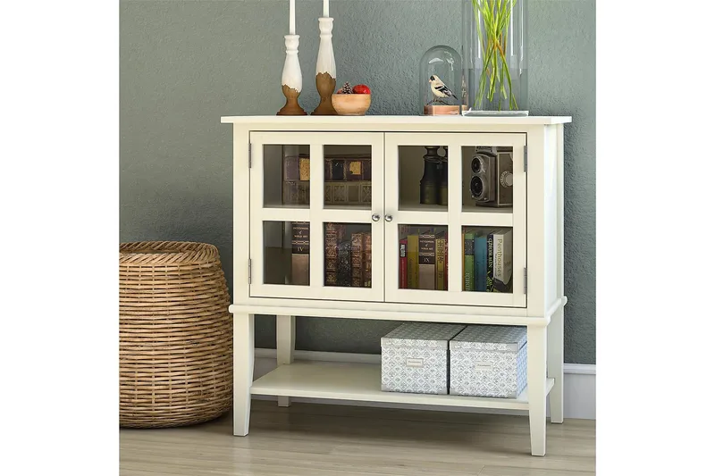 Franklin Oppbevaringsskap 80x40 cm Hvit - Dorel Home - Oppbevaring - Skap - Oppbevaringsskap