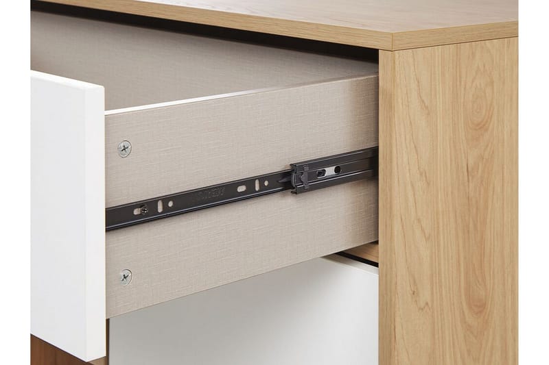 Germenata Skap 118x40 cm - Lyst Tre/Hvit - Oppbevaring - Skap - Oppbevaringsskap