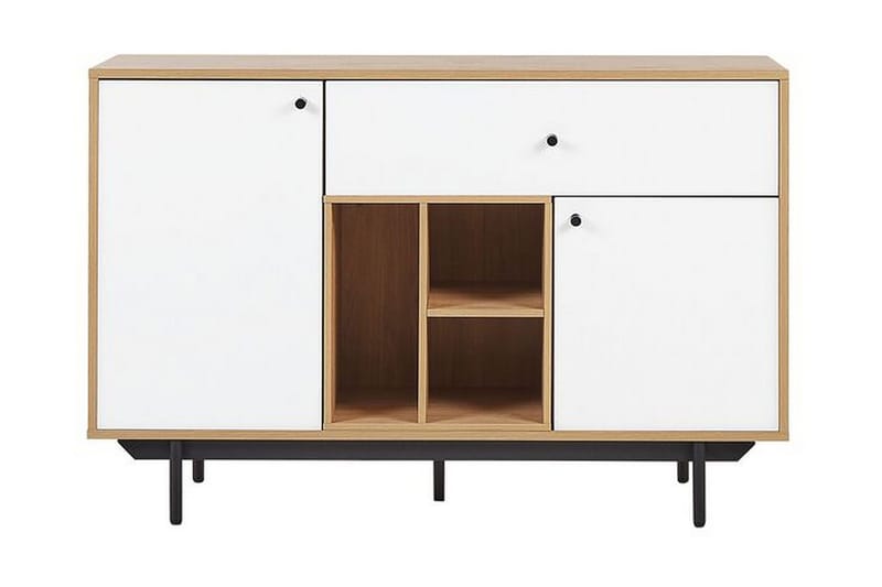 Germenata Skap 118x40 cm - Lyst Tre/Hvit - Oppbevaring - Skap - Oppbevaringsskap