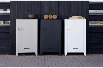 Gijs Oppbevaringsskap 85 cm - Svart Furu - Oppbevaring - Skap - Oppbevaringsskap