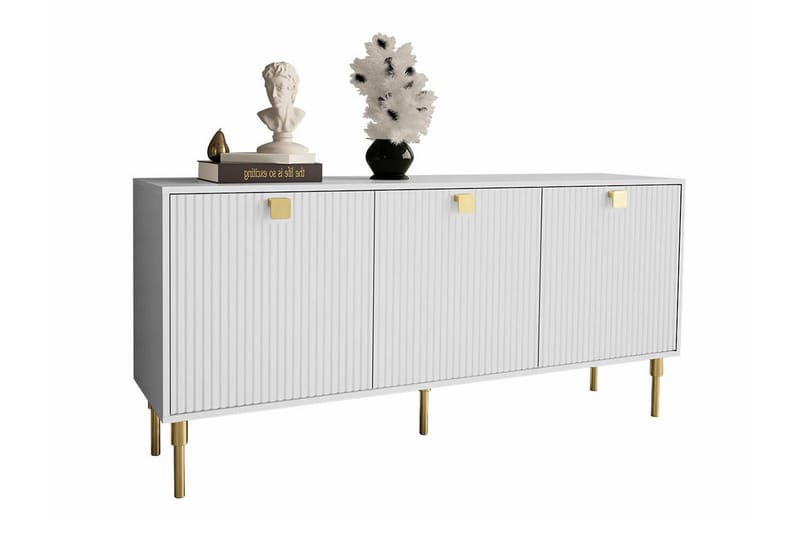 Glenndale Highboard - Hvid - Oppbevaring - Skap - Oppbevaringsskap
