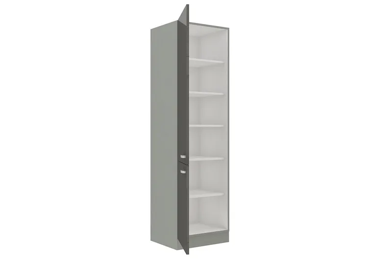 Grey Skap med Dører 40x57x210 cm - Oppbevaring - Skap - Oppbevaringsskap