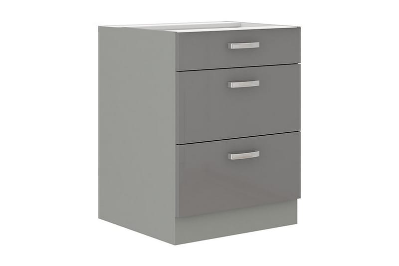 Grey Skap med Skuffer 60x52x82 cm - Oppbevaringsskap