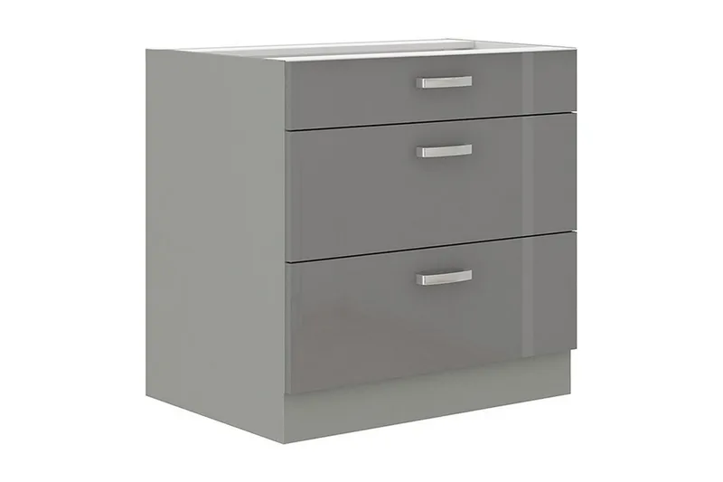 Grey Skap med Skuffer 80x52x82 cm, undefined