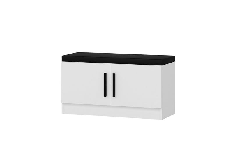 Hew Garderobeskap 90x35 cm - Hvit - Oppbevaring - Skap - Oppbevaringsskap - Omkledningsskap