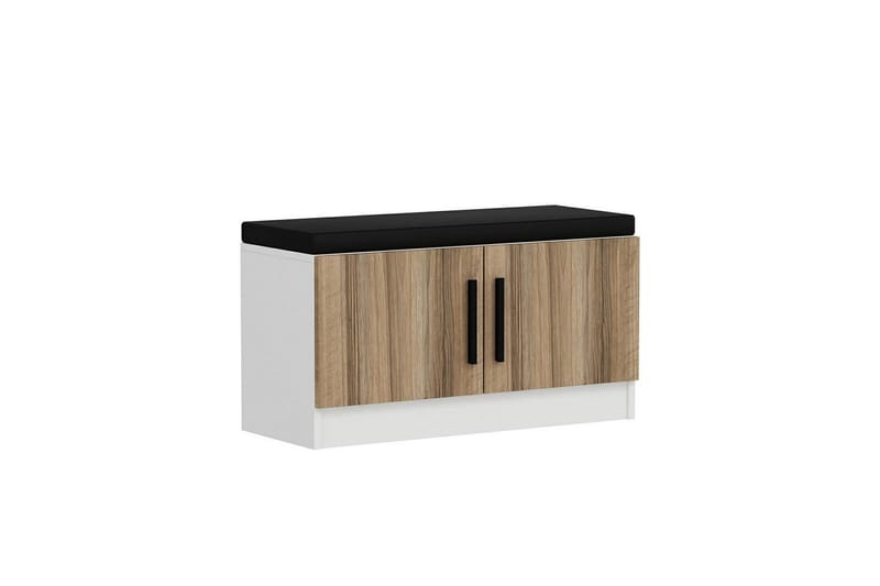 Hew Garderobeskap 90x35 cm - Valnøtt - Oppbevaring - Skap - Oppbevaringsskap - Omkledningsskap