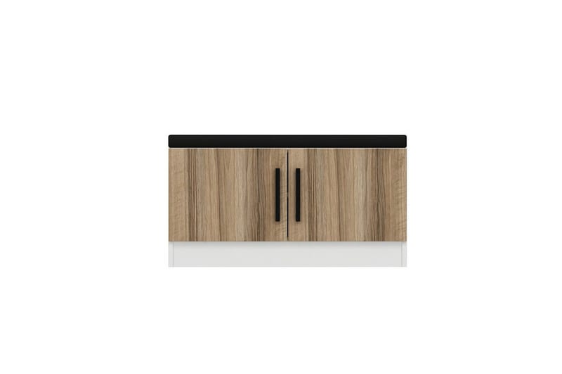 Hew Garderobeskap 90x35 cm - Valnøtt - Oppbevaring - Skap - Oppbevaringsskap - Omkledningsskap