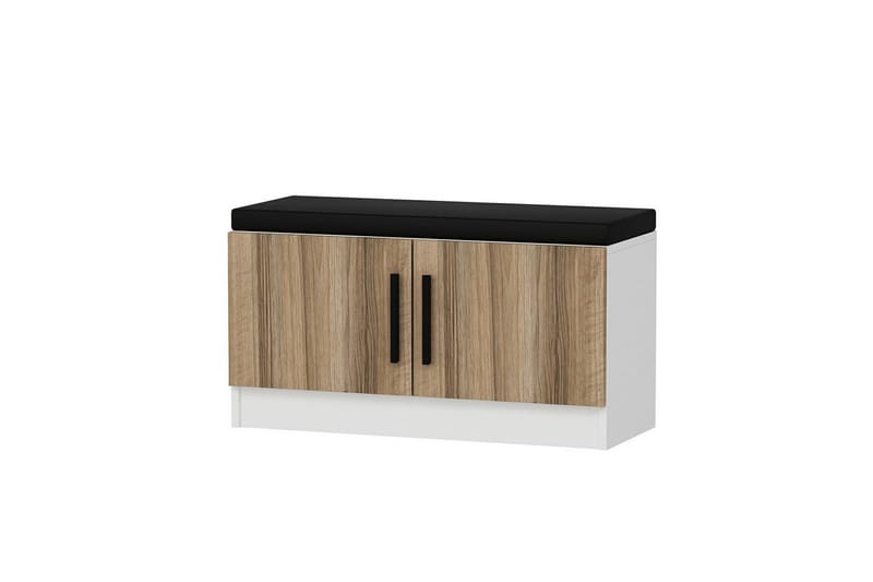 Hew Garderobeskap 90x35 cm - Valnøtt - Oppbevaring - Skap - Oppbevaringsskap - Omkledningsskap