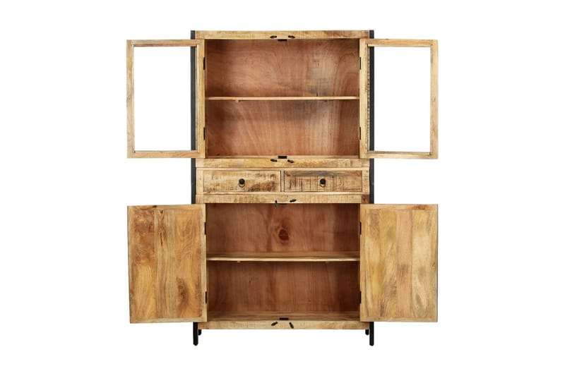 Highboard 100x40x175 cm heltre mango - Oppbevaring - Skap - Oppbevaringsskap