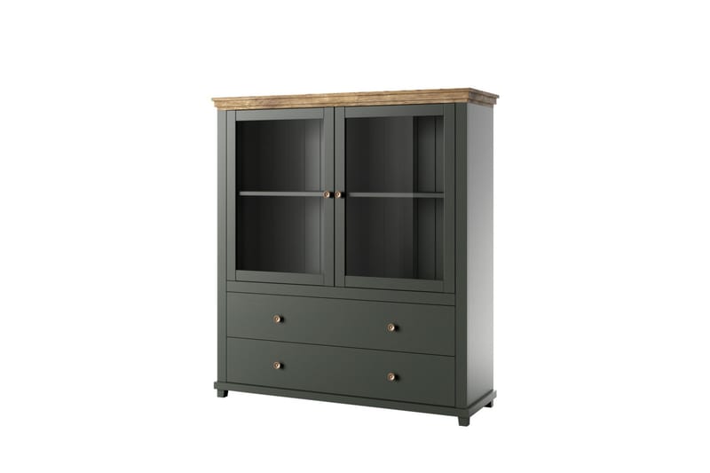 Ivreri Highboard 42x126 cm - Khaki/Natur - Oppbevaringsskap