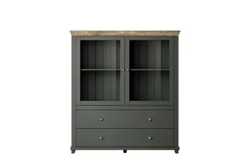 Ivreri Highboard 42x126 cm - Khaki/Natur - Oppbevaring - Skap - Oppbevaringsskap