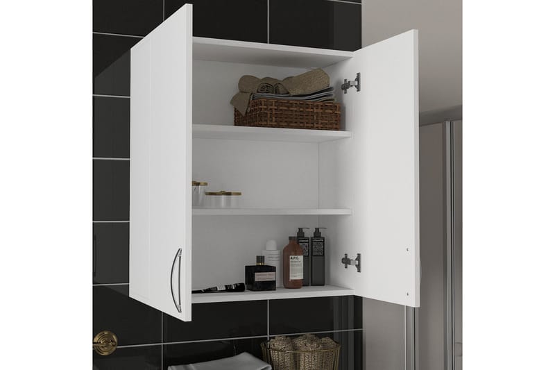 Jhosep Baderomskap 70 cm - Hvit - Oppbevaring - Skap - Oppbevaringsskap