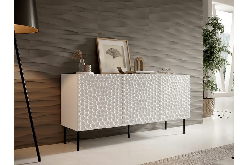 Juniskär Highboard - Hvid - Oppbevaring - Skap - Oppbevaringsskap
