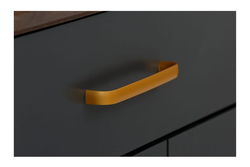 Juntolah Highboard - Svart - Oppbevaring - Skap - Oppbevaringsskap