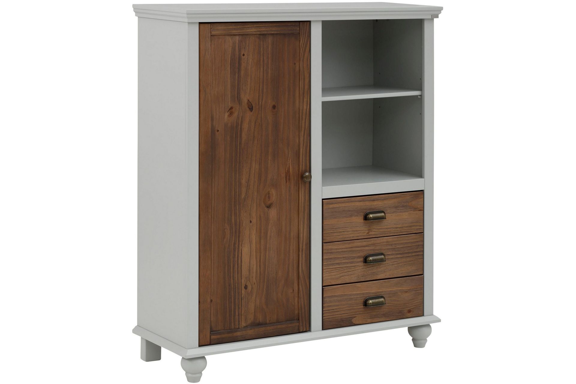 Kagami Highboard - Grå/Brun