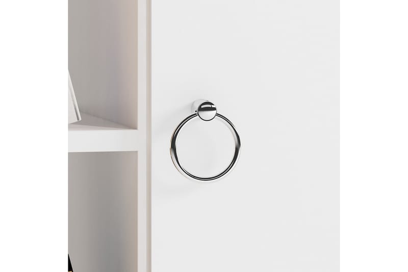 Keachi Highboard 50x30 cm - Natur/Hvit - Oppbevaring - Skap - Oppbevaringsskap