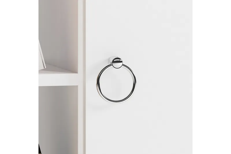 Keachi Highboard 50x30 cm - Natur/Hvit - Oppbevaring - Skap - Oppbevaringsskap