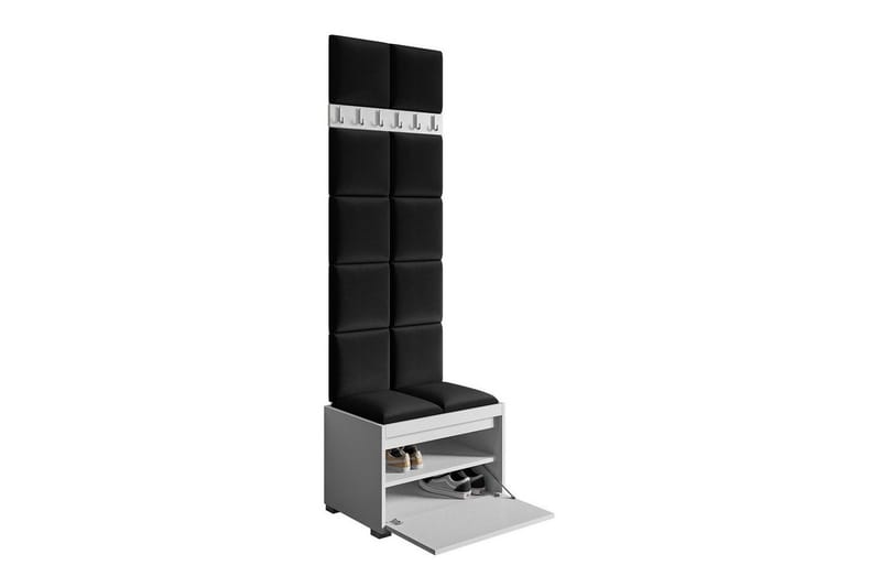 Kenmare Highboard White/Black - Oppbevaring - Skap - Oppbevaringsskap
