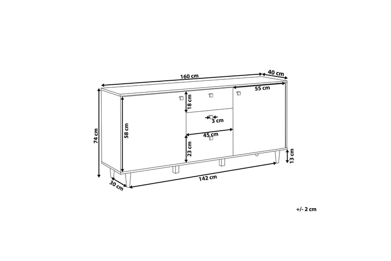 Khut Skap - Svart - Oppbevaring - Skap - Oppbevaringsskap