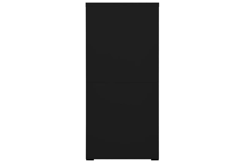 Arkivskap 46x62x133 cm stål svart - Svart - Oppbevaring - Skap - Oppbevaringsskap - Kontorskap - Dokumentskap