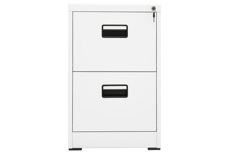 Arkivskap 46x62x72,5 cm stål hvit - Hvit - Oppbevaring - Skap - Oppbevaringsskap - Kontorskap - Dokumentskap