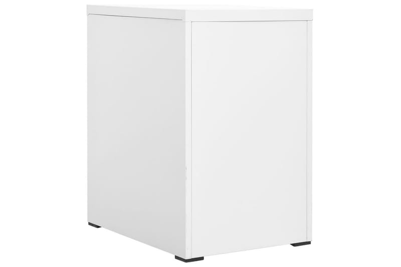 Arkivskap 46x62x72,5 cm stål hvit - Hvit - Oppbevaring - Skap - Oppbevaringsskap - Kontorskap - Dokumentskap