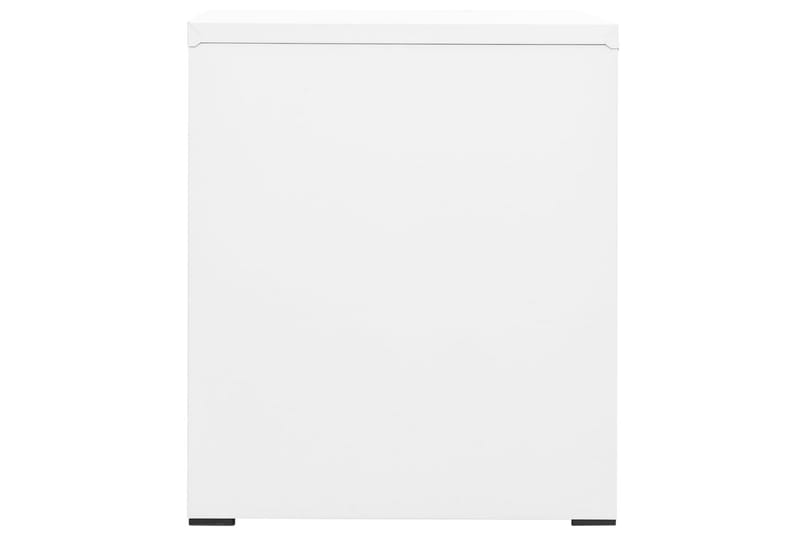 Arkivskap 46x62x72,5 cm stål hvit - Hvit - Oppbevaring - Skap - Oppbevaringsskap - Kontorskap - Dokumentskap
