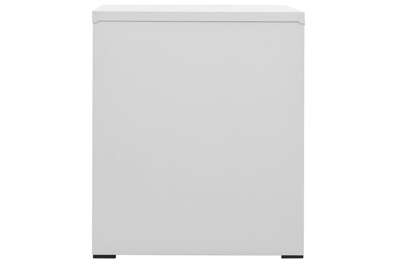 Arkivskap 46x62x72,5 cm stål lysegrå - Grå - Oppbevaring - Skap - Oppbevaringsskap - Kontorskap - Dokumentskap