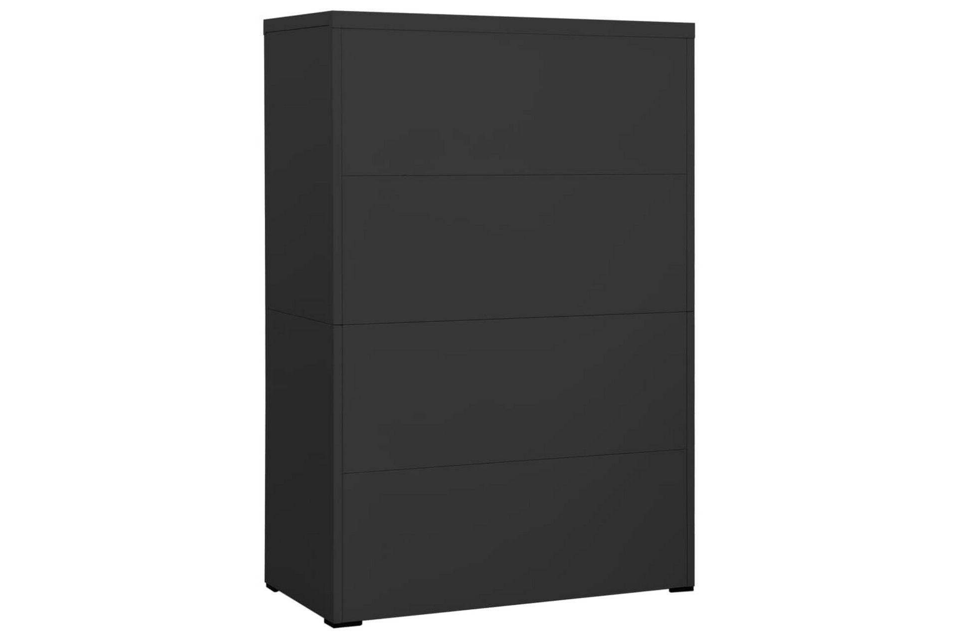 Arkivskap 90x46x134 cm stål antrasitt - Antrasittgrå - Oppbevaring - Skap - Oppbevaringsskap - Kontorskap - Dokumentskap