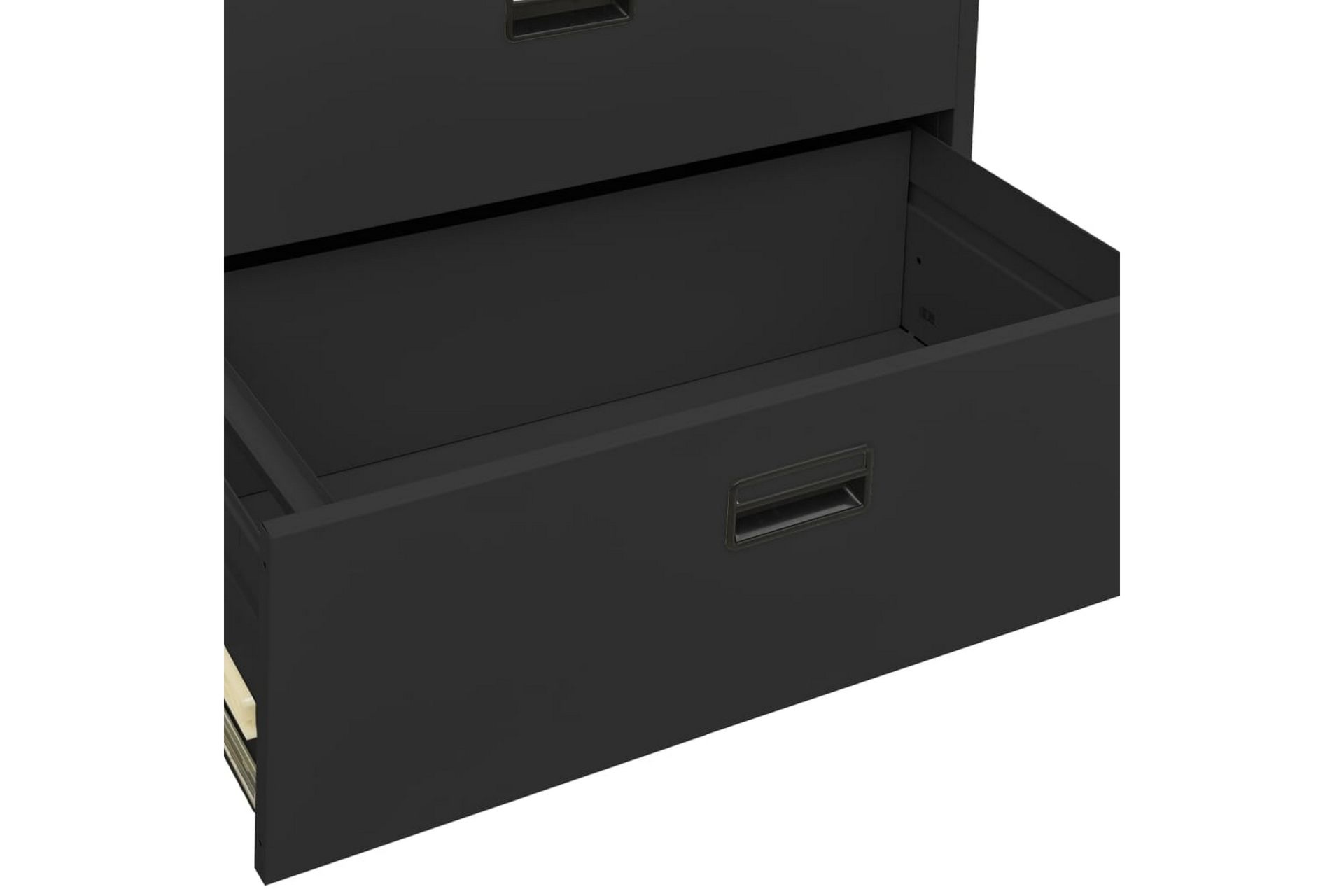 Arkivskap 90x46x134 cm stål antrasitt - Antrasittgrå - Oppbevaring - Skap - Oppbevaringsskap - Kontorskap - Dokumentskap