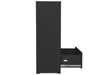 Arkivskap 90x46x134 cm stål antrasitt - Antrasittgrå - Oppbevaring - Skap - Oppbevaringsskap - Kontorskap - Dokumentskap