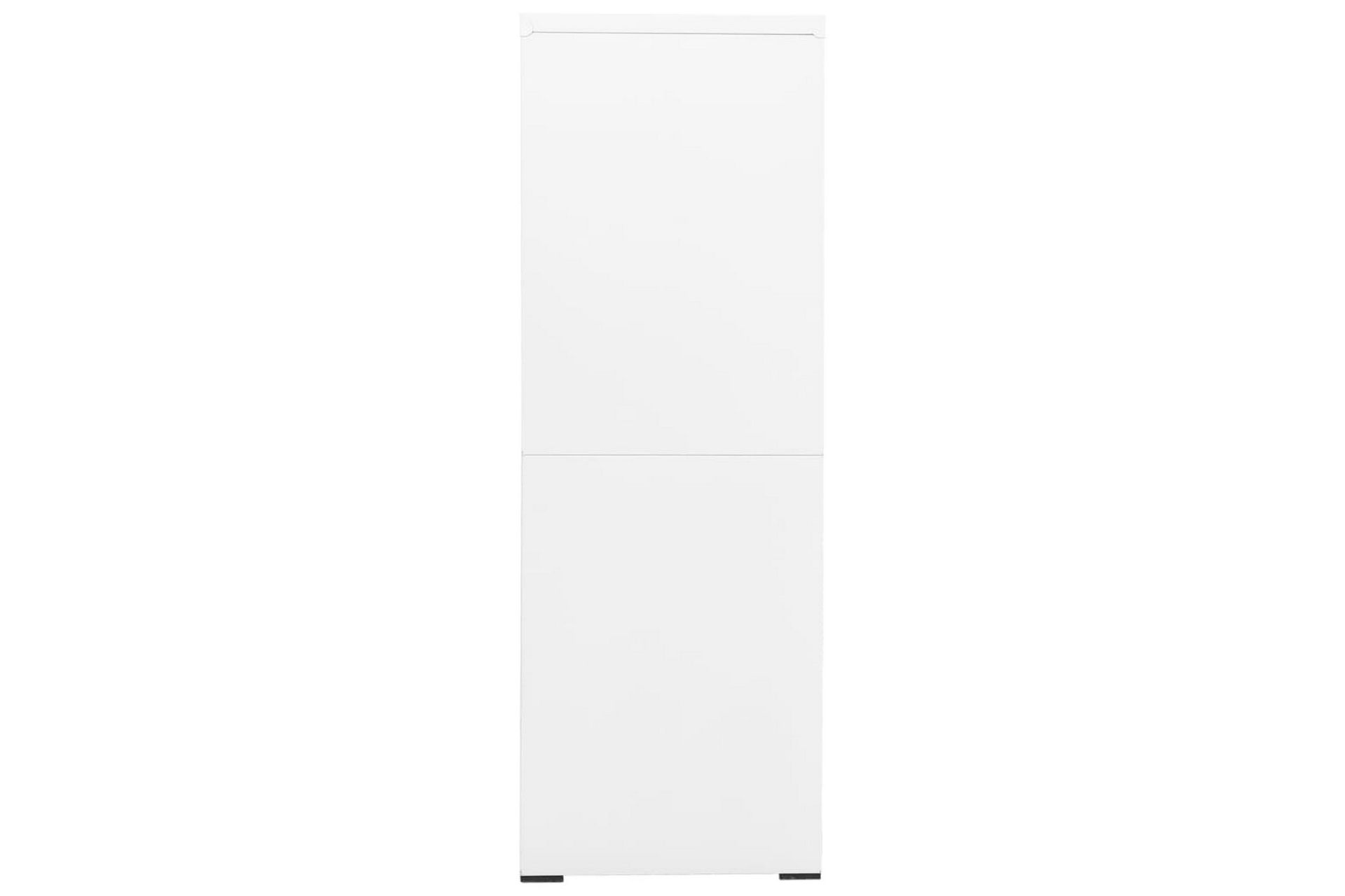 Arkivskap 90x46x134 cm stål hvit - Hvit - Oppbevaring - Skap - Oppbevaringsskap - Kontorskap - Dokumentskap