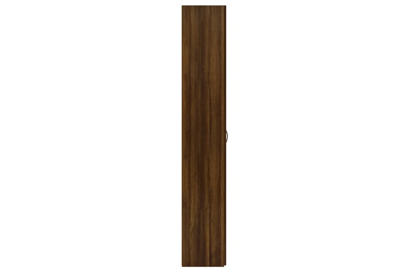 beBasic Kontorskap brun eik 60x32x190 cm konstruert tre - Brun - Oppbevaring - Skap - Oppbevaringsskap - Kontorskap - Arkivskap & hengemappeskap