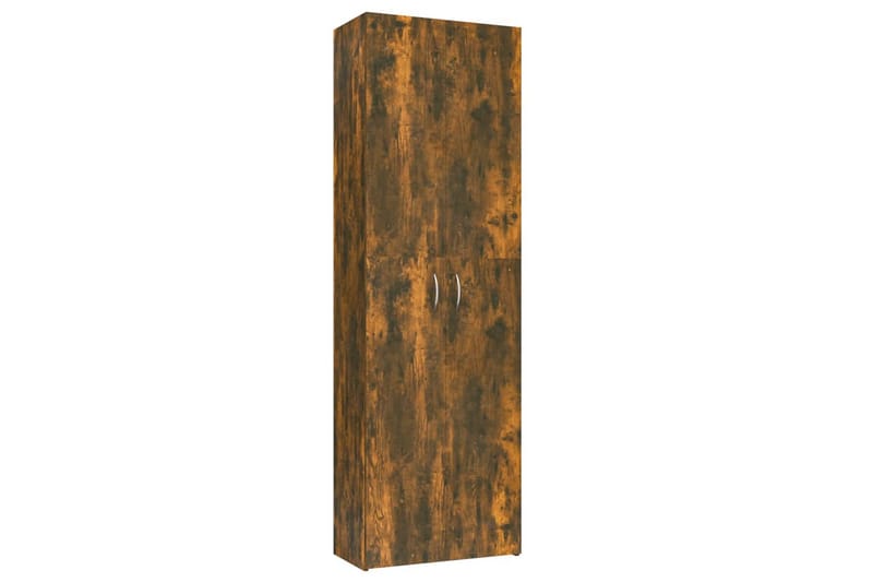 beBasic Kontorskap røkt eik 60x32x190 cm konstruert tre - Brun - Oppbevaring - Skap - Oppbevaringsskap - Kontorskap - Arkivskap & hengemappeskap