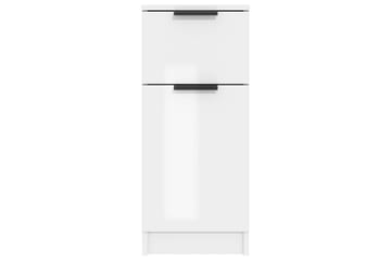beBasic Skjenk høyglans hvit 30x30x70 cm konstruert tre - Hvit - Oppbevaring - Skap - Oppbevaringsskap - Kontorskap - Dokumentskap