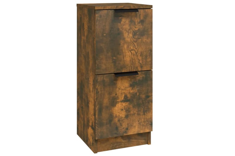 beBasic Skjenk røkt eik 30x30x70 cm konstruert tre - Brun - Oppbevaring - Skap - Oppbevaringsskap - Kontorskap - Dokumentskap